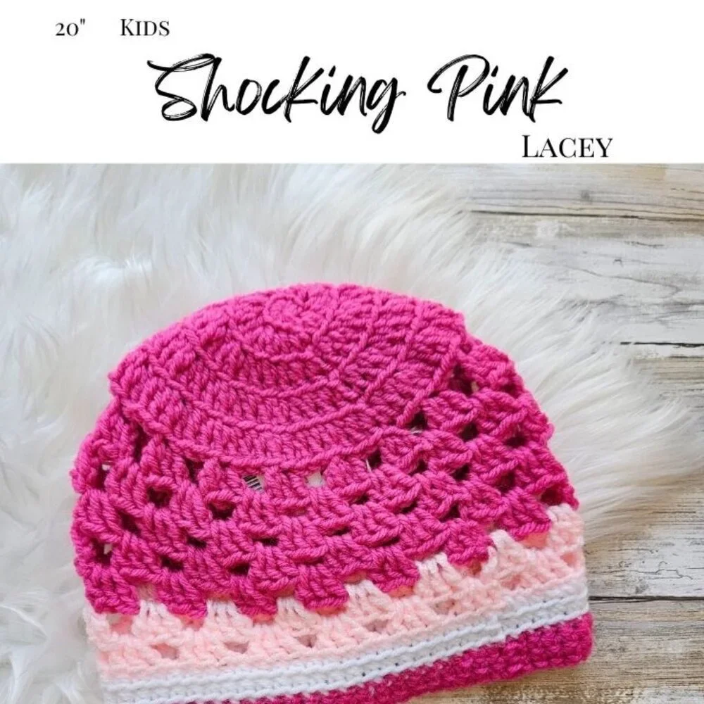 Classic Lacey Knit Hat from Cotton N Kandi on Etsy- 20